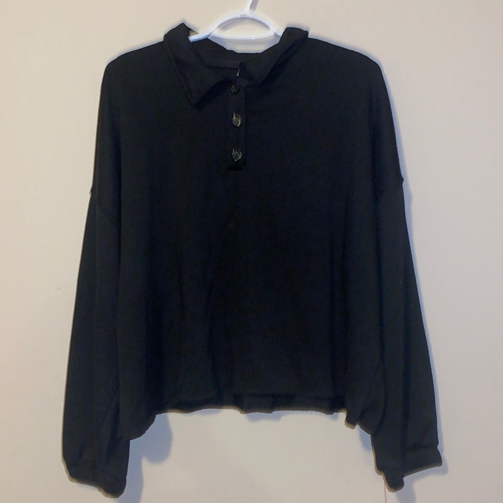 Secret Treasures Oversized Long Sleeve Top